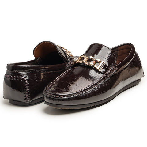 DEVON BROWN Hand Made Pure Cow Leather Shoes