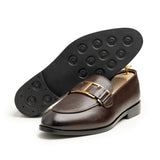 Tee Brown Hand Made Pure Cow Leather Shoes