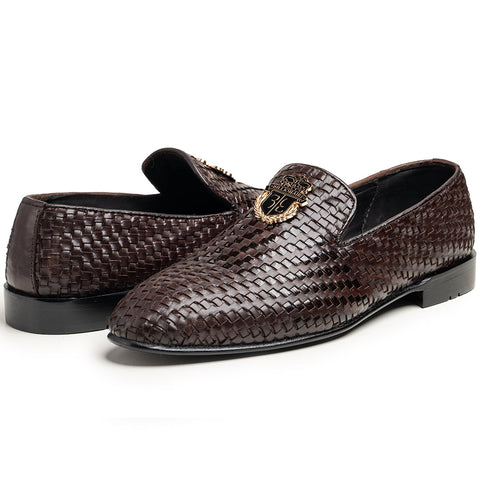 Bill-Brown Hand Made Pure Cow Leather Shoes