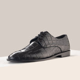 COCO LACES BLACK Hand Made Pure Cow Leather Shoes