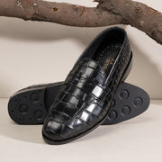 Krok N Black Hand Made Pure Cow Leather Shoes