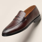 Riccione - Brown Hand Made Pure Cow Leather Shoes